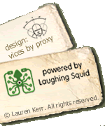 Site design: Vices by Proxy. Powered by Laughing Squid